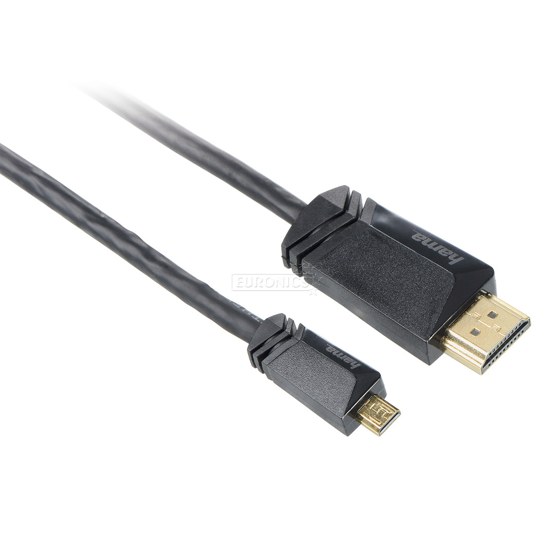Kaabel HDMI 2.0b - HDMI micro Hama (1,5 m)