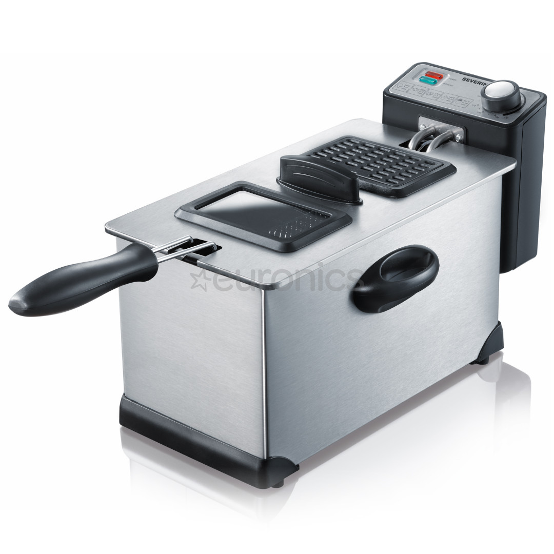Severin, 2000 W, black/silver - Deep Fryer