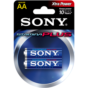 2 x AA batteries Stamina Plus, Sony