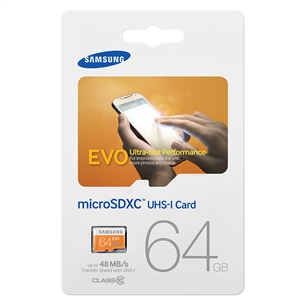 Micro SDHC mälukaart (64 GB), Samsung