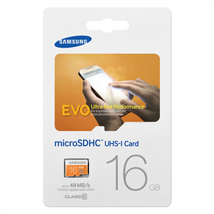 Micro SDHC mälukaart (16 GB), Samsung