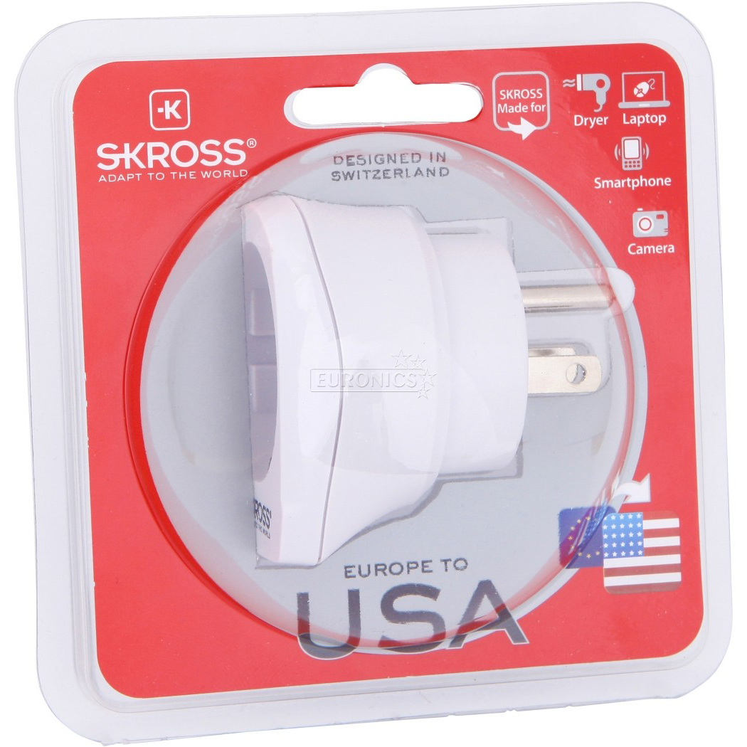 Reisiadapter EUR -- USA Skross