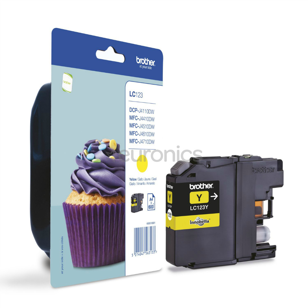 Ink cartridge Brother LC123Y