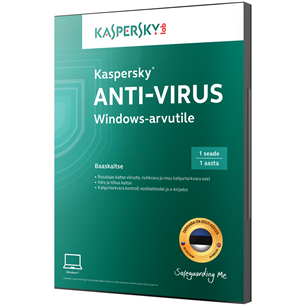 Kaspersky Anti-Virus uuendus 1. arvutile (1 a) KL1149OUAFR