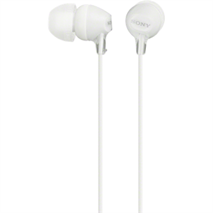 Sony EX15LP, valge - Kõrvasisesed kõrvaklapid MDREX15LPW.AE