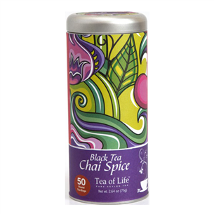 Чайные подушечки Black Tea Chai Spice, Tea of Life