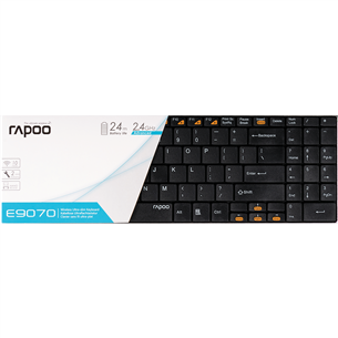 Juhtmevaba klaviatuur E9070, Rapoo / RUS