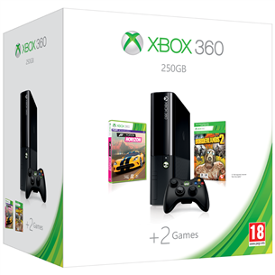 Игровая приставка Xbox360 E + Forza Horizon & Borderlands 2 / 250 ГБ