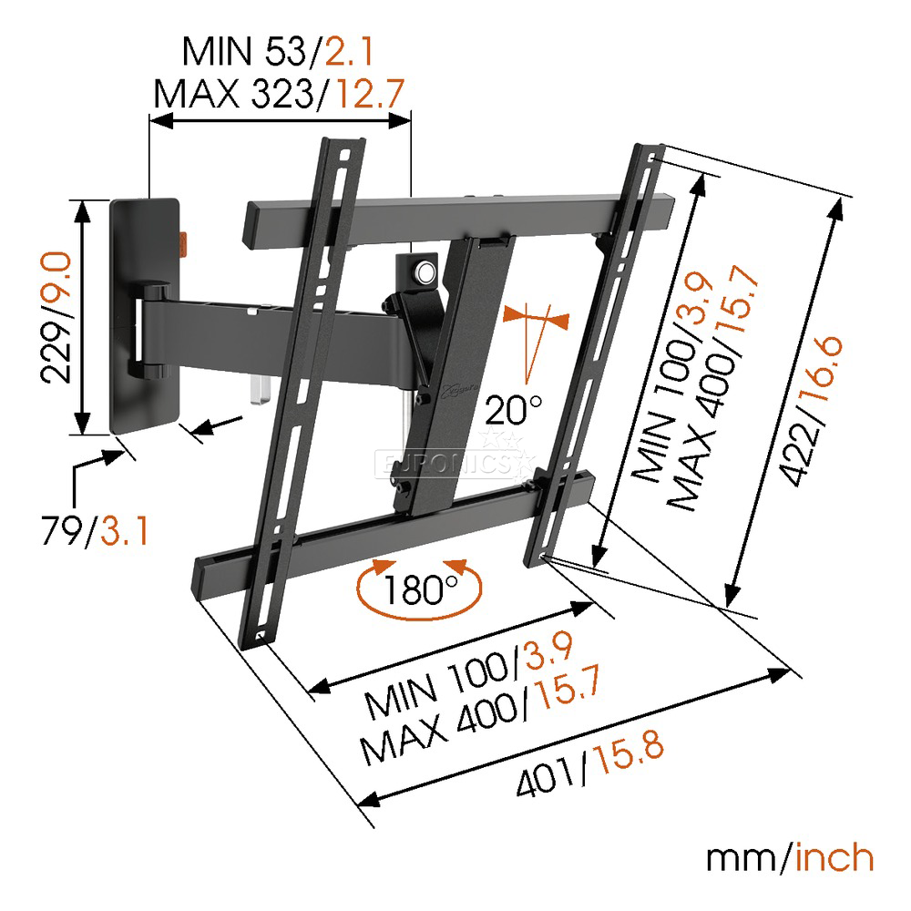 TV wall mount Vogel´s W52070 (32-55")