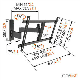 Vogel's W53080 (40-65") - TV wall mount
