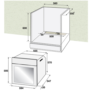 Built-in oven Beko