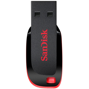 SanDisk Cruzer Blade, USB-A, 32 GB, must - Mälupulk